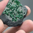 Uvarovite from Saranovskii Mine, Perm Krai, Russia - image 2