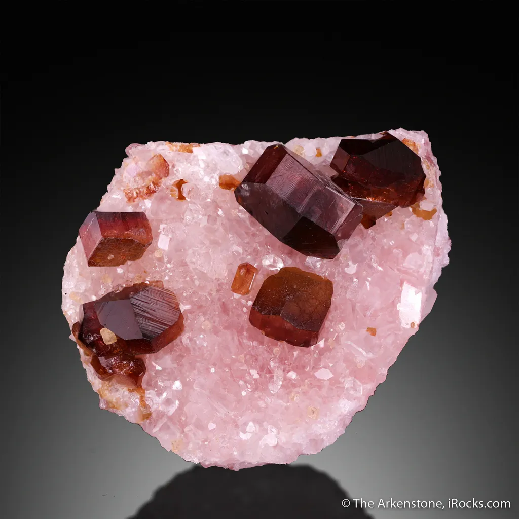 Uvite Tourmaline on Dolomite image