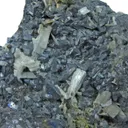 Valentinite on Galena - image 1