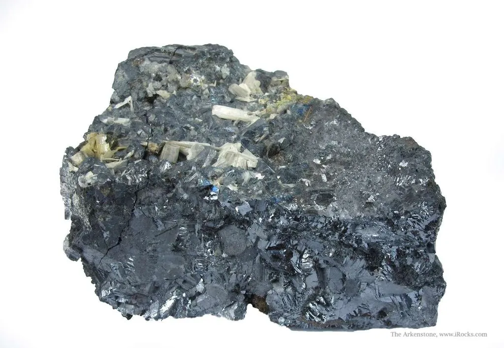 Valentinite on Galena - image 3