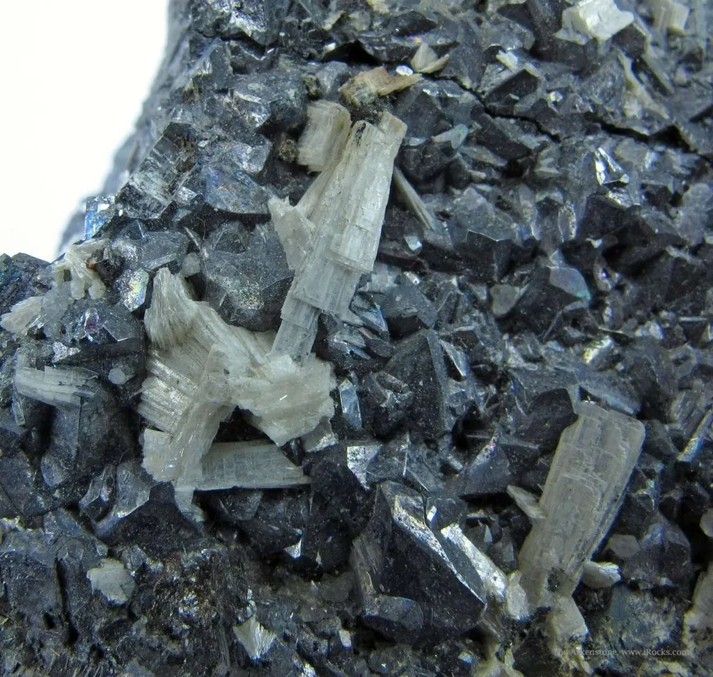 Valentinite on Galena - image 4