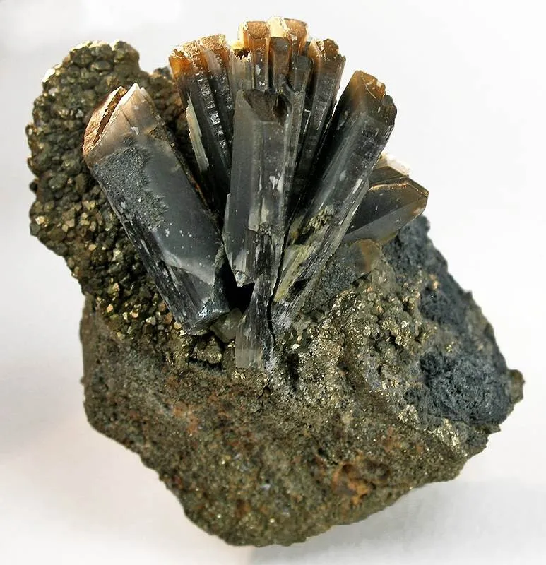 Valentinite, Pyrite - image 1