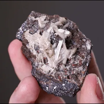 Valentinite with Sphalerite