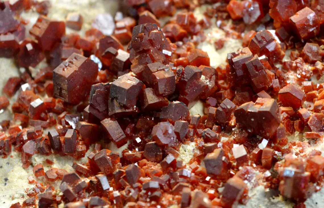 Vanadinite 2026 grams - Mibladen, Aït Oufella Caïdat, Midelt, Drâa-Tafilalet Region, Morocco - image 3