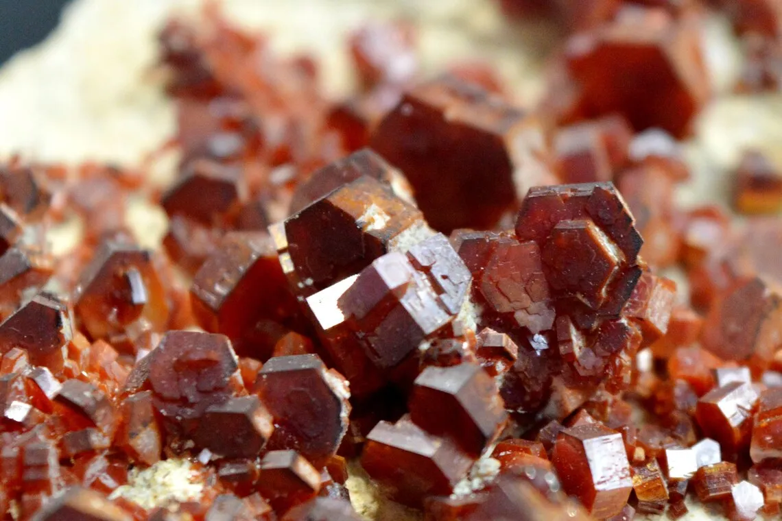 Vanadinite 2026 grams - Mibladen, Aït Oufella Caïdat, Midelt, Drâa-Tafilalet Region, Morocco - image 9