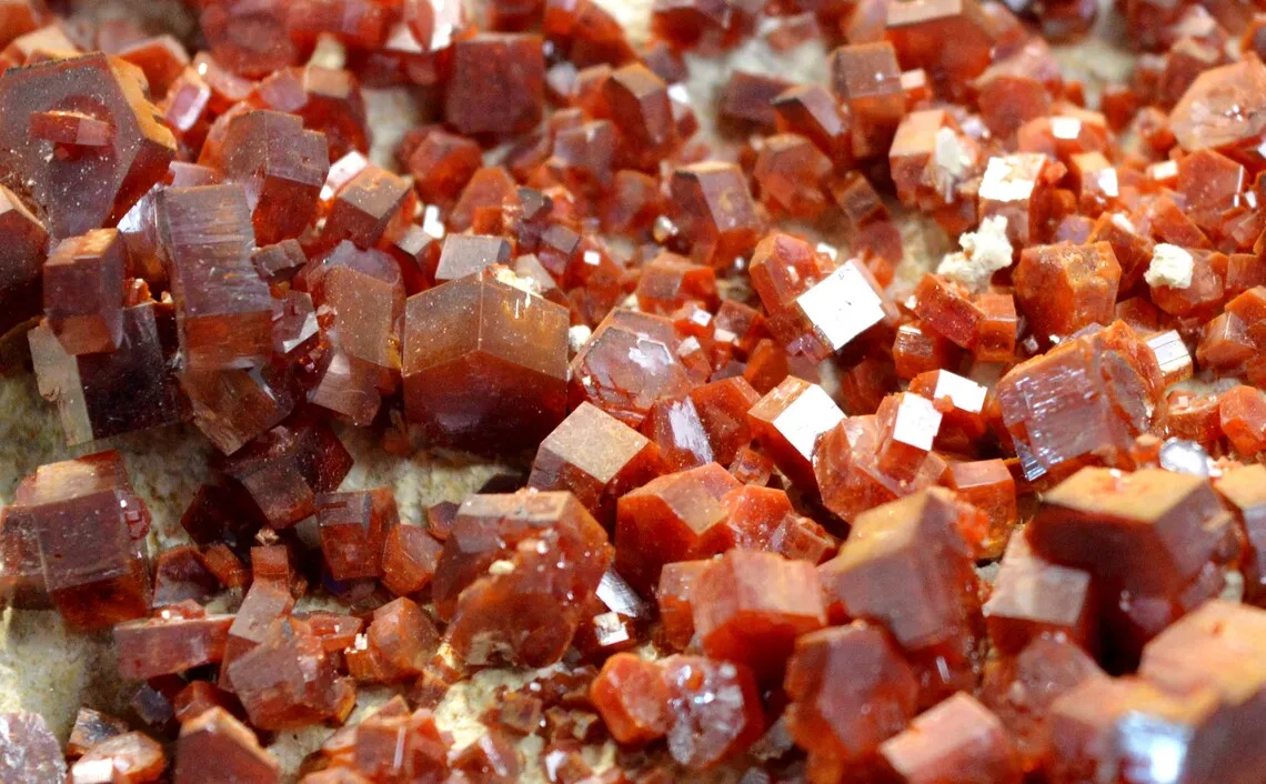 Vanadinite 2026 grams - Mibladen, Aït Oufella Caïdat, Midelt, Drâa-Tafilalet Region, Morocco - image 2