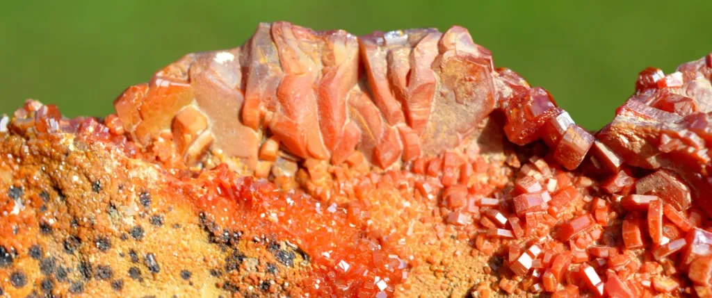 Vanadinite 206 grams - Mibladen, Aït Oufella Caïdat, Midelt Province, Drâa-Tafilalet Region, Morocco - image 6