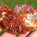 Vanadinite 206 grams - Mibladen, Aït Oufella Caïdat, Midelt Province, Drâa-Tafilalet Region, Morocco - image 1
