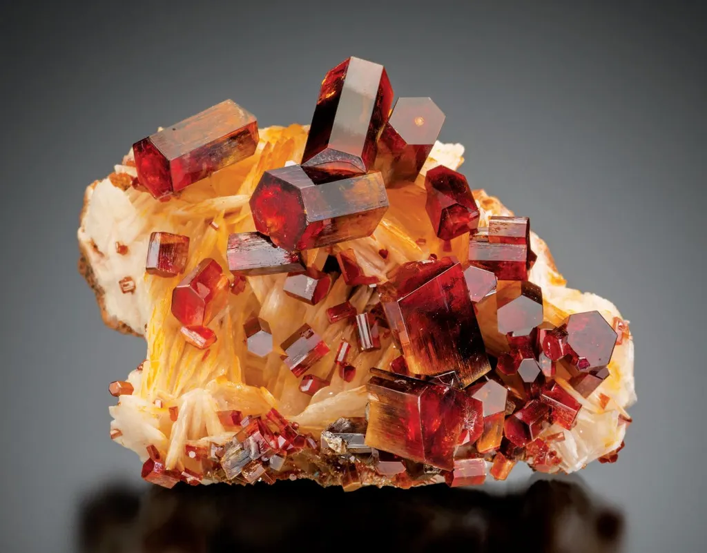 Vanadinite, Barite image