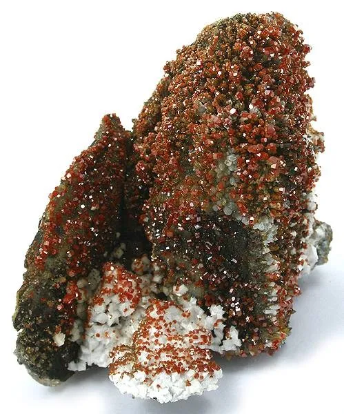Vanadinite, Calcite image