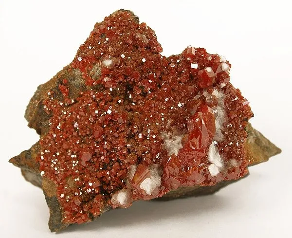 Vanadinite, Calcite image