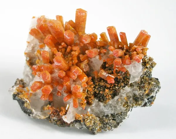 Vanadinite, Calcite image