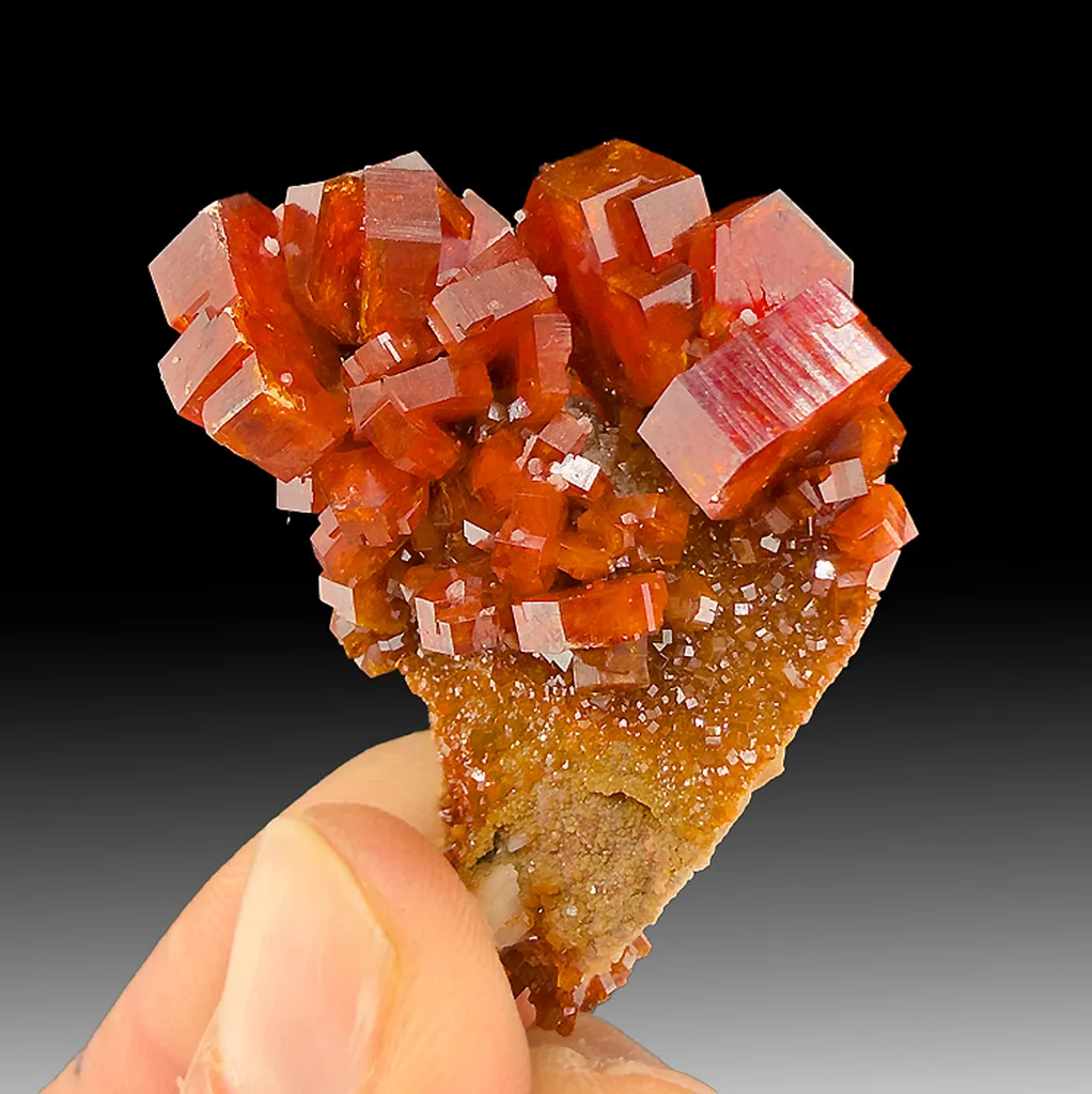 Vanadinite from ACF mine, Mibladen Mining District, Midelt Province, Drâa-Tafilalet Region, Morocco - image 1