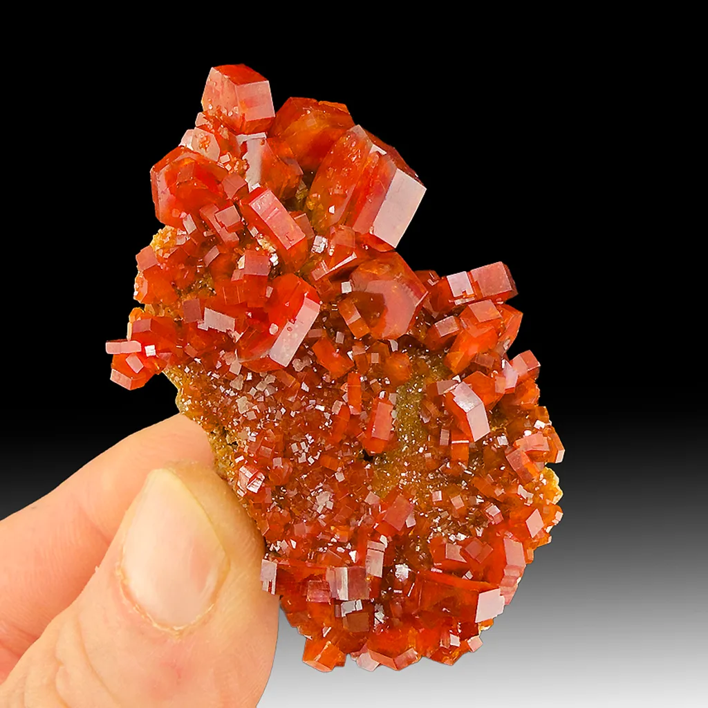Vanadinite from ACF mine, Mibladen Mining District, Midelt Province, Drâa-Tafilalet Region, Morocco - image 1