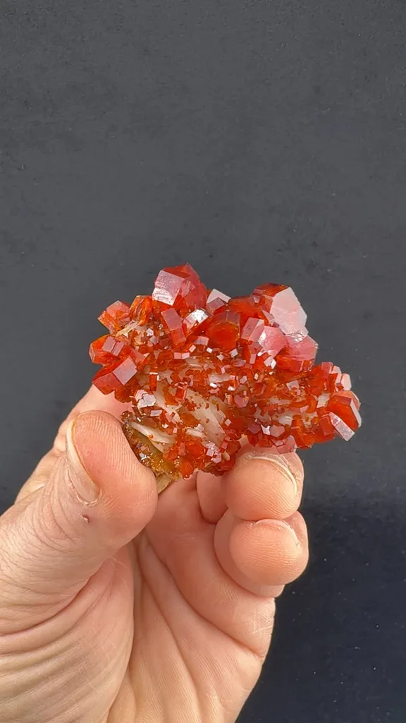 Vanadinite from ACF mine, Mibladen Mining District, Midelt Province, Drâa-Tafilalet Region, Morocco - image 2