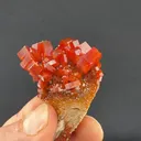 Vanadinite from ACF mine, Mibladen Mining District, Midelt Province, Drâa-Tafilalet Region, Morocco - image 2