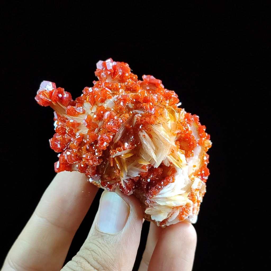 Vanadinite from Mibladen, Mibladen Mining District, Midelt Province, Drâa-Tafilalet Region, Morocco - image 5