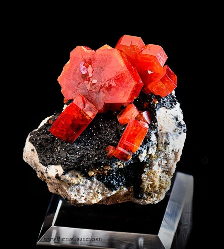 Vanadinite from Mibladen, Mibladen Mining District, Midelt Province, Drâa-Tafilalet Region, Morocco image