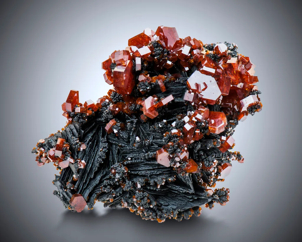 Vanadinite from Mibladen, Mibladen Mining District, Midelt Province, Drâa-Tafilalet Region, Morocco image