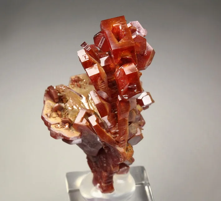 Vanadinite from Mibladen, Mibladen Mining District, Midelt Province, Drâa-Tafilalet Region, Morocco - image 4