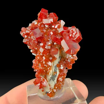Vanadinite from Mibladen Mining District, Midelt Province, Drâa-Tafilalet Region, Morocco