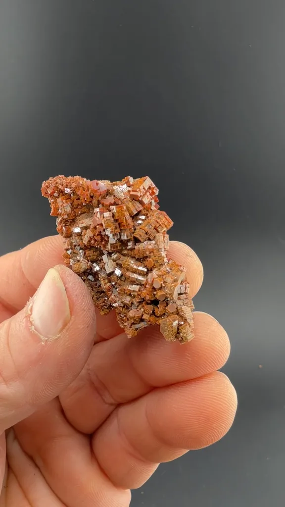Vanadinite from Mibladen Mining District, Midelt Province, Drâa-Tafilalet Region, Morocco - image 2