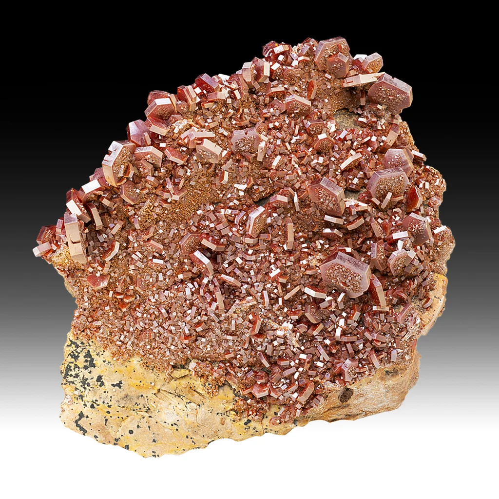 Vanadinite from Mibladen Mining District, Midelt Province, Drâa-Tafilalet Region, Morocco - image 1