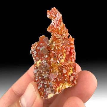Vanadinite from Mibladen Mining District, Midelt Province, Drâa-Tafilalet Region, Morocco