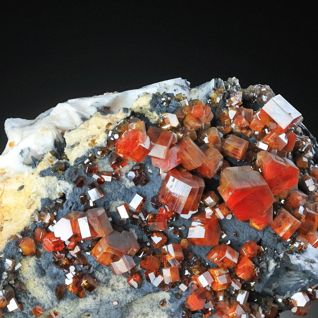 Vanadinite from Mibladen Mining District, Midelt Province, Drâa-Tafilalet Region, Morocco - image 3