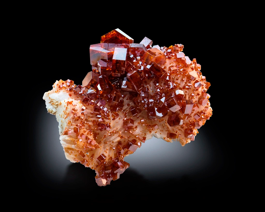 Vanadinite from Mibladen Mining District, Midelt Province, Drâa-Tafilalet Region, Morocco - image 2