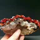 Vanadinite from Morocco, Drâa-Tafilalet Region, Midelt Province, Mibladen Mining District - image 2