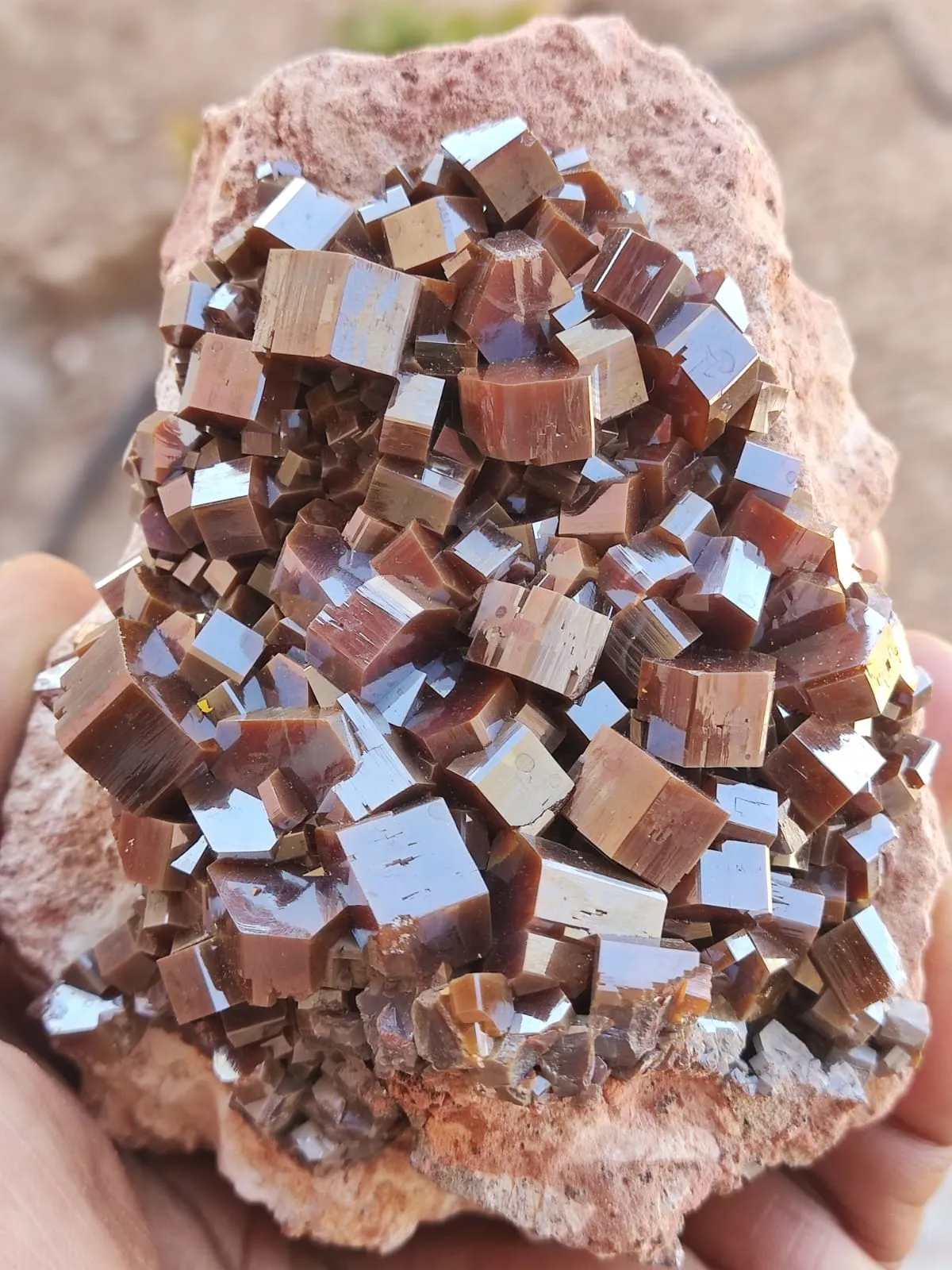 Vanadinite from Morocco, Drâa-Tafilalet Region, Midelt Province, Midelt - image 5