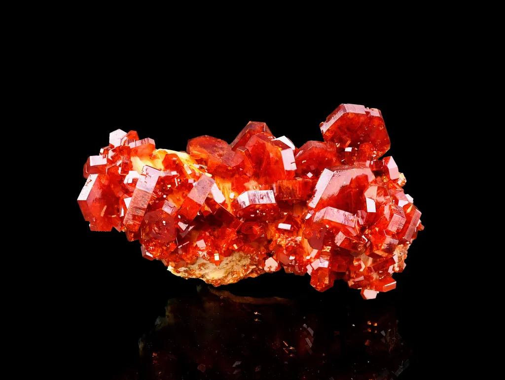 Vanadinite from Morocco, Drâa-Tafilalet Region, Midelt Province, Midelt image
