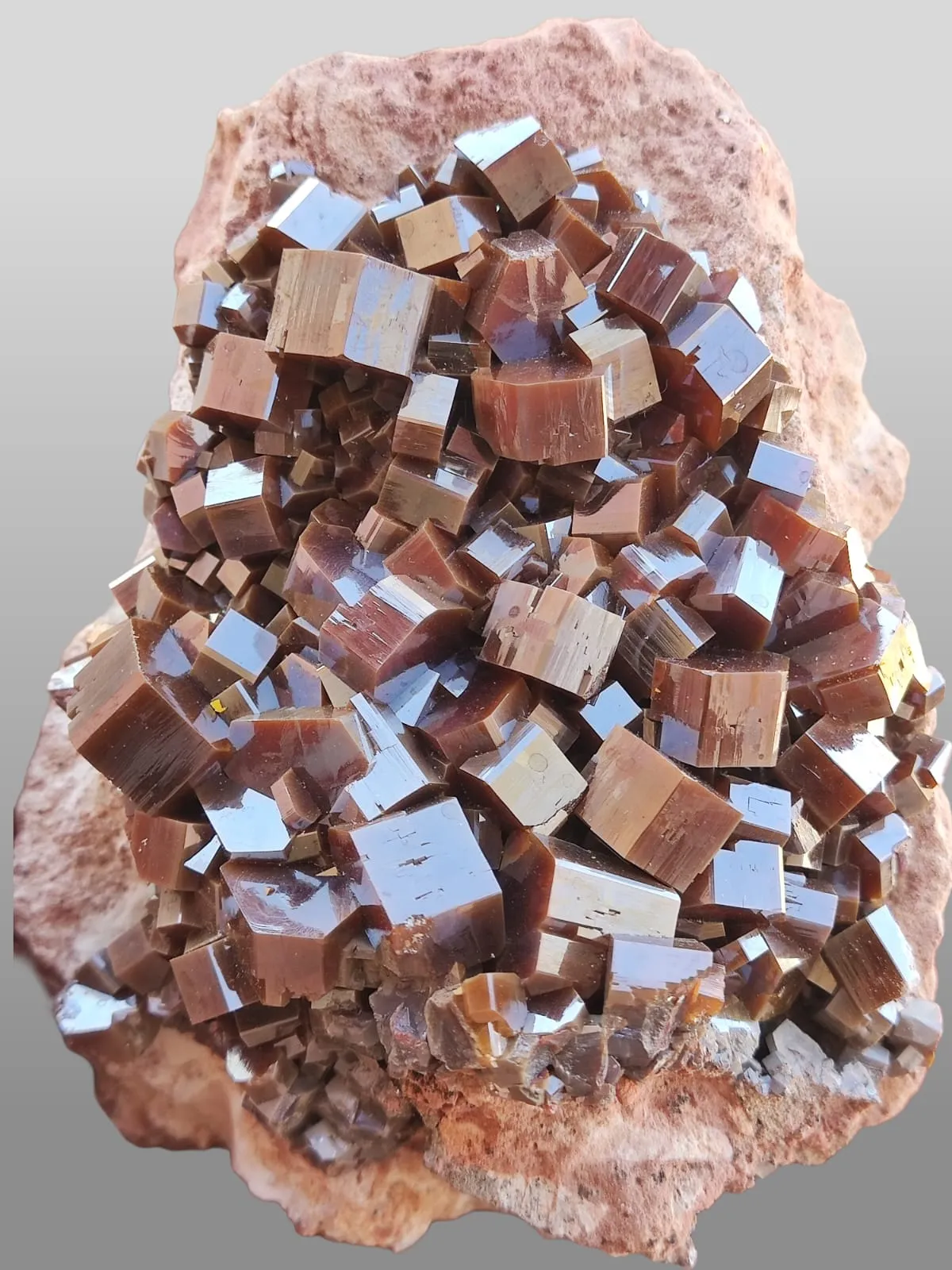 Vanadinite from Morocco, Drâa-Tafilalet Region, Midelt Province, Midelt - image 2