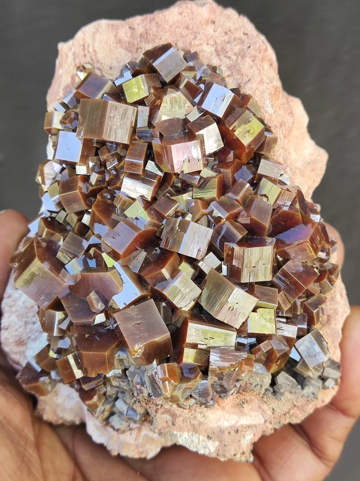 Vanadinite from Morocco, Drâa-Tafilalet Region, Midelt Province, Midelt - image 3