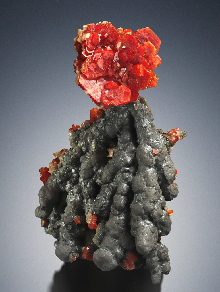Vanadinite from Morocco, Drâa-Tafilalet Region, Taouz Caïdat image
