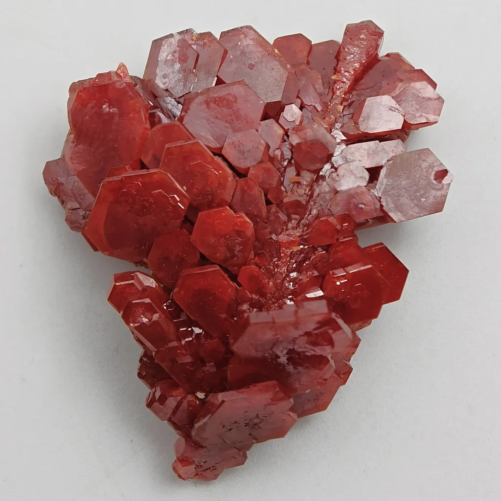 Vanadinite from Morocco, Drâa-Tafilalet Region, Midelt Province, Mibladen Mining District image