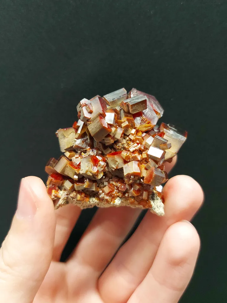 Vanadinite from Morocco, Drâa-Tafilalet Region, Midelt Province, Mibladen Mining District - image 2