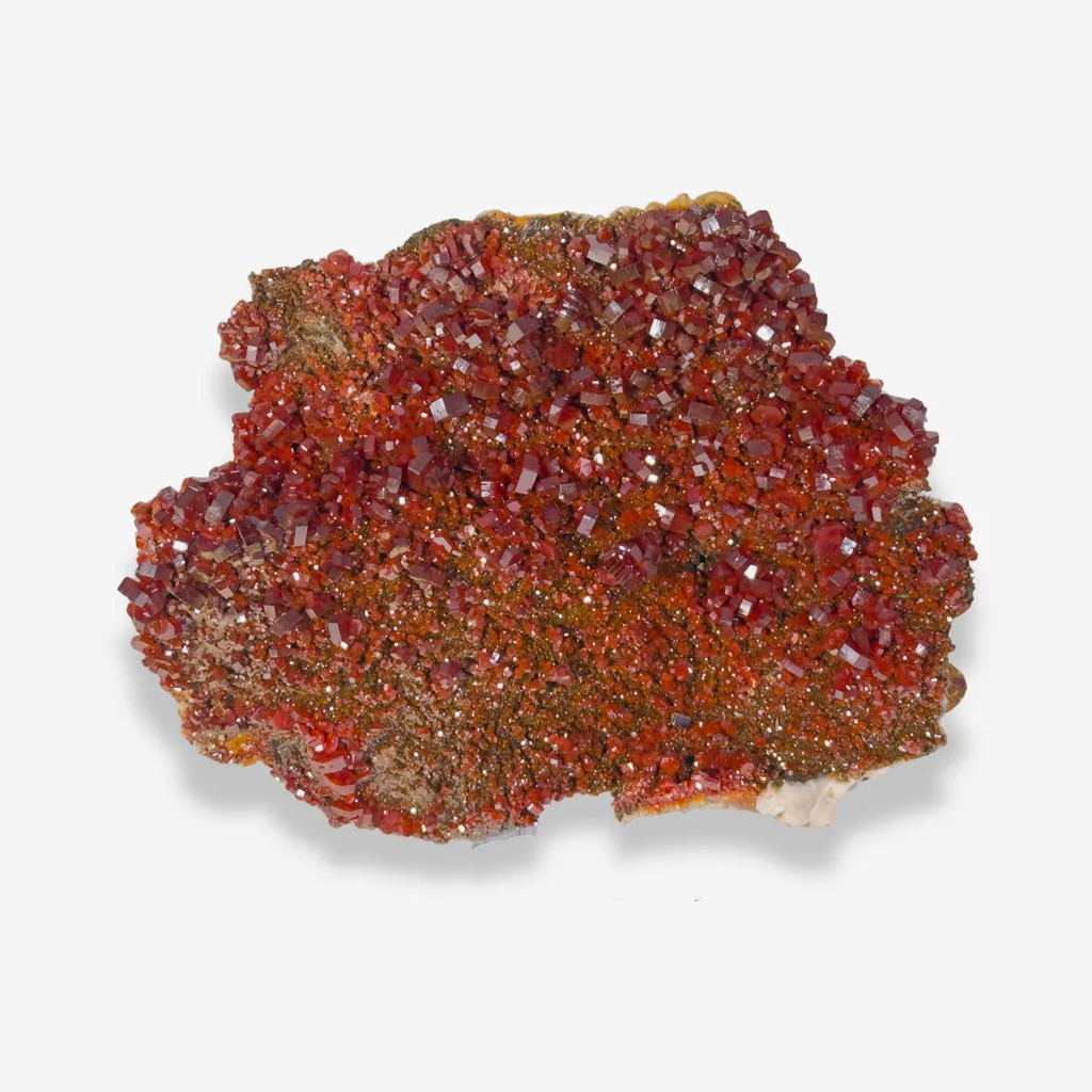Vanadinite from Morocco, Drâa-Tafilalet Region, Midelt Province, Mibladen Mining District image
