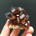 Vanadinite from Morocco, Drâa-Tafilalet Region, Midelt Province, Mibladen Mining District - image 1