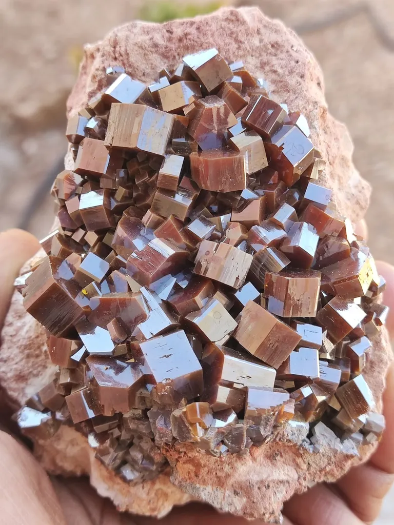 Vanadinite from Morocco, Drâa-Tafilalet Region, Midelt Province, Midelt - image 5