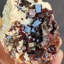 Vanadinite from Morocco, Drâa-Tafilalet Region, Midelt Province, Midelt - image 4