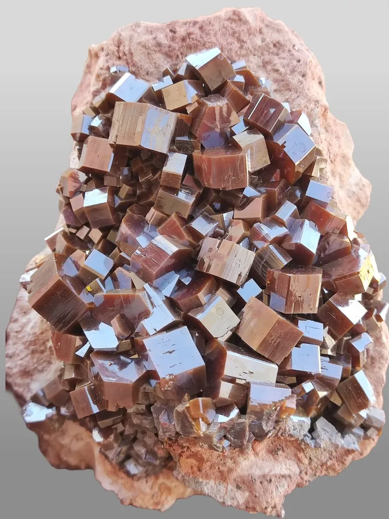 Vanadinite from Morocco, Drâa-Tafilalet Region, Midelt Province, Midelt - image 2