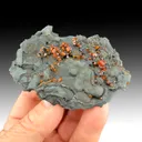 Vanadinite from Taouz Caïdat, Drâa-Tafilalet Region, Morocco - image 1