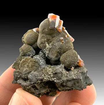 Vanadinite from Taouz Caïdat, Drâa-Tafilalet Region, Morocco