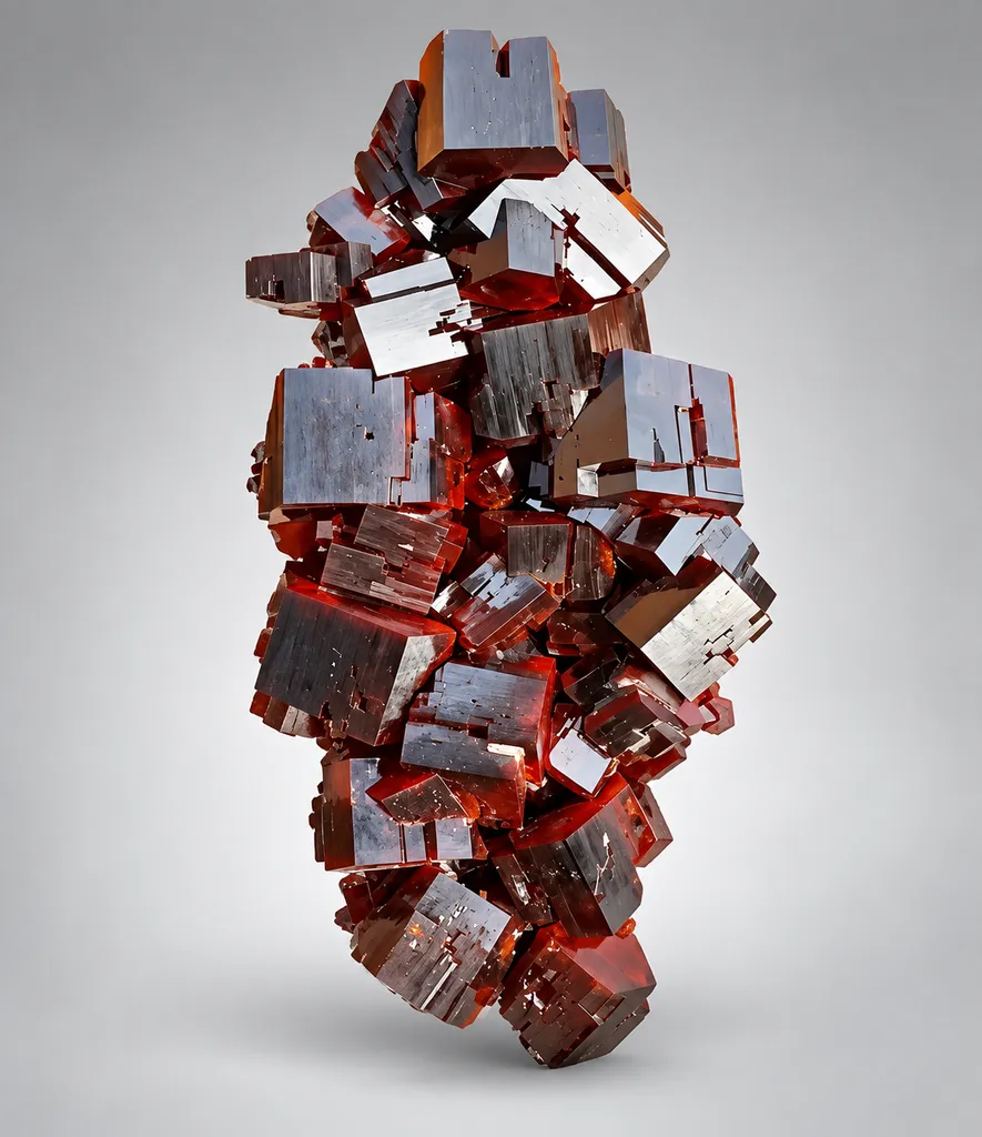 Vanadinite ~ Morocco. image
