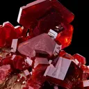 Vanadinite on Barite - image 2