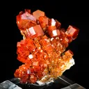 Vanadinite on Barite - image 1