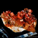 Vanadinite on Barite - image 2