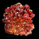 Vanadinite on Barite - image 1